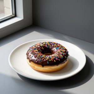 Bánh donut socola